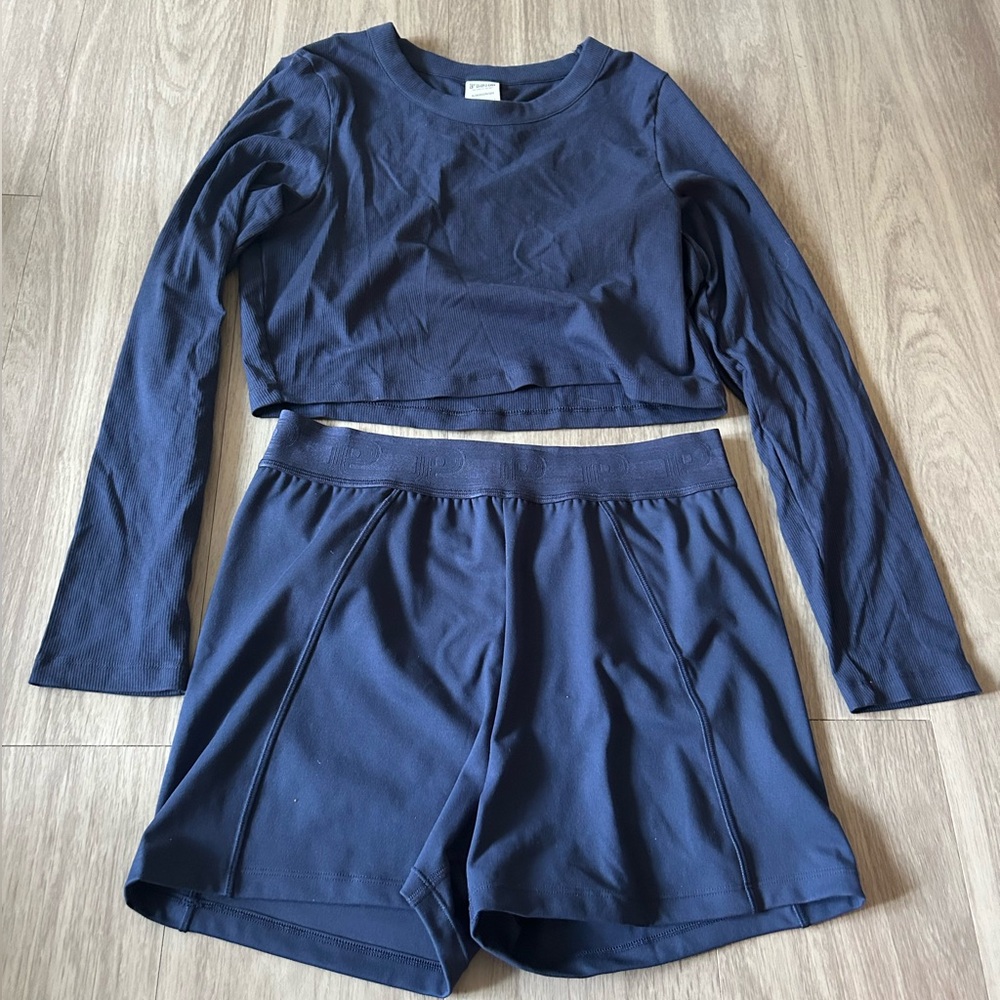 Victoria's Secret Navy Long-Sleeve Set